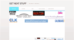 Desktop Screenshot of getneatstuff.com